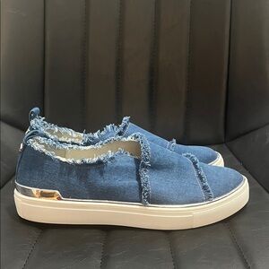 Wishbone Denim Slip-On Shoes